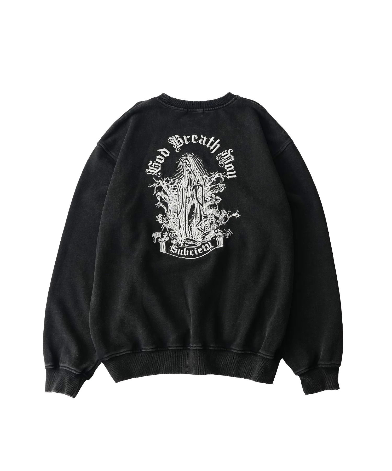 Washed skull maria sweatshirt