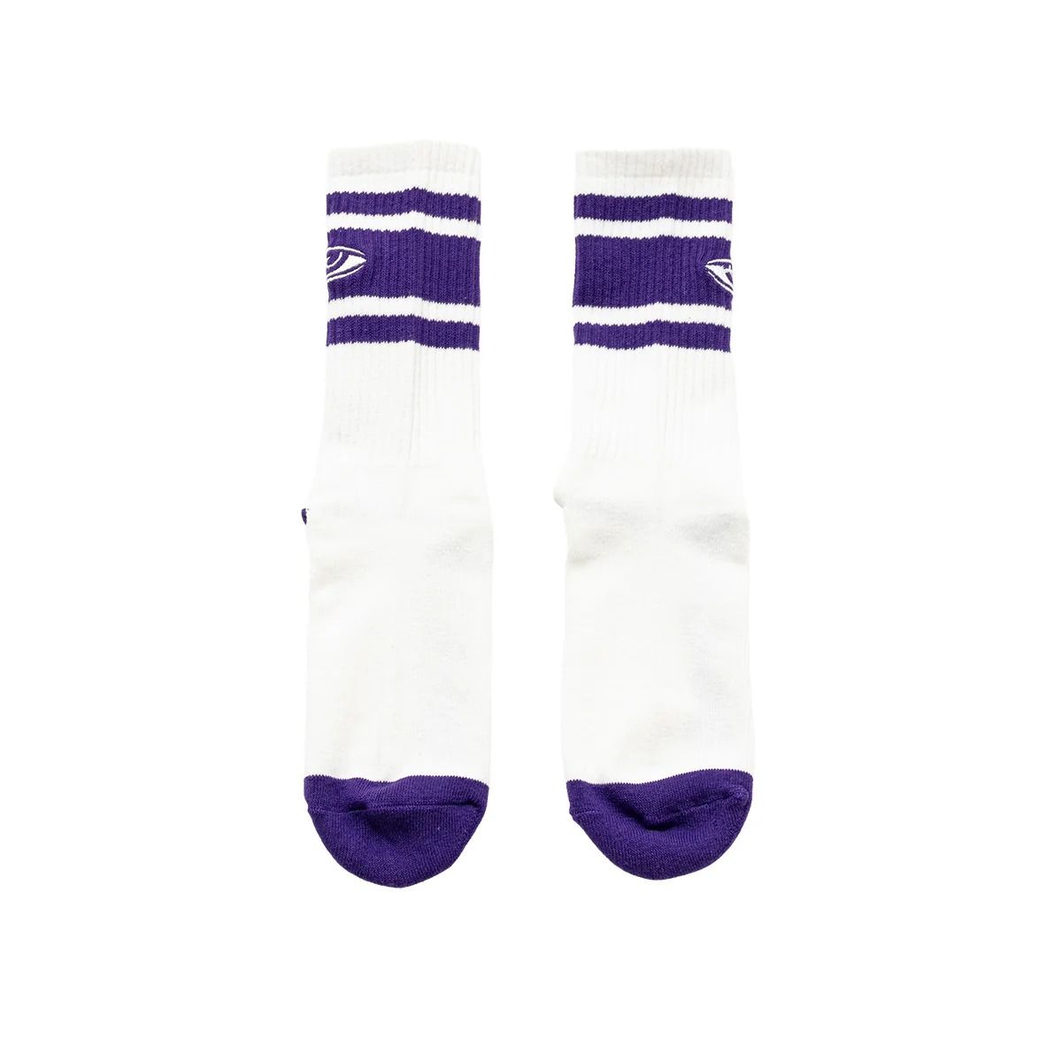 WATCHING EMBROIDERED-SOCKS