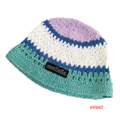sd stripe summer knit beanies