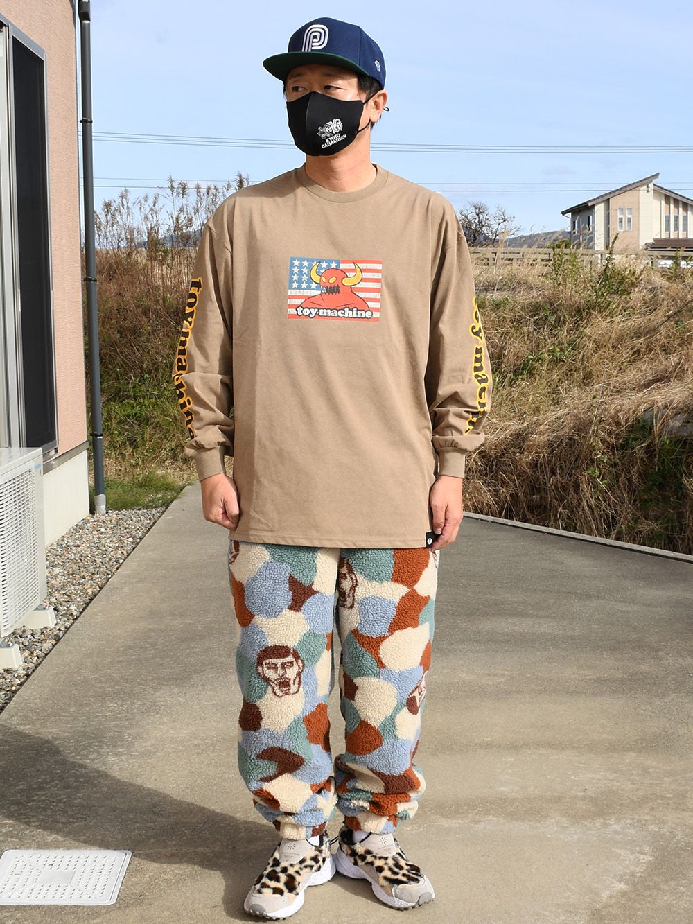 AMERICAN MONSTER FADE WASH LONG-TEE