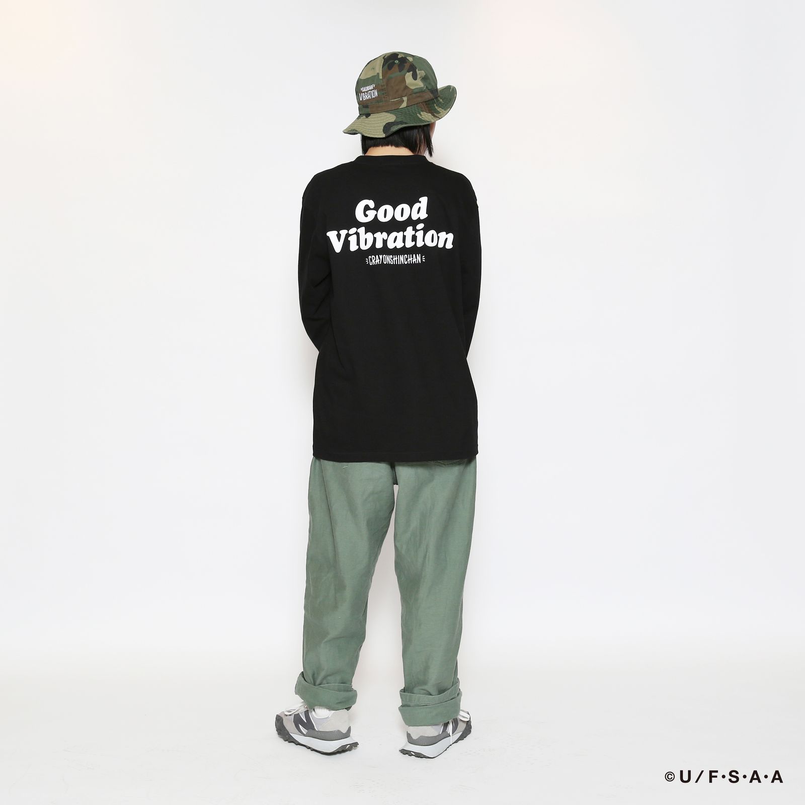 RUDIE'S×CRAYON SHINCHAN GOOD MUSIC LS TEE