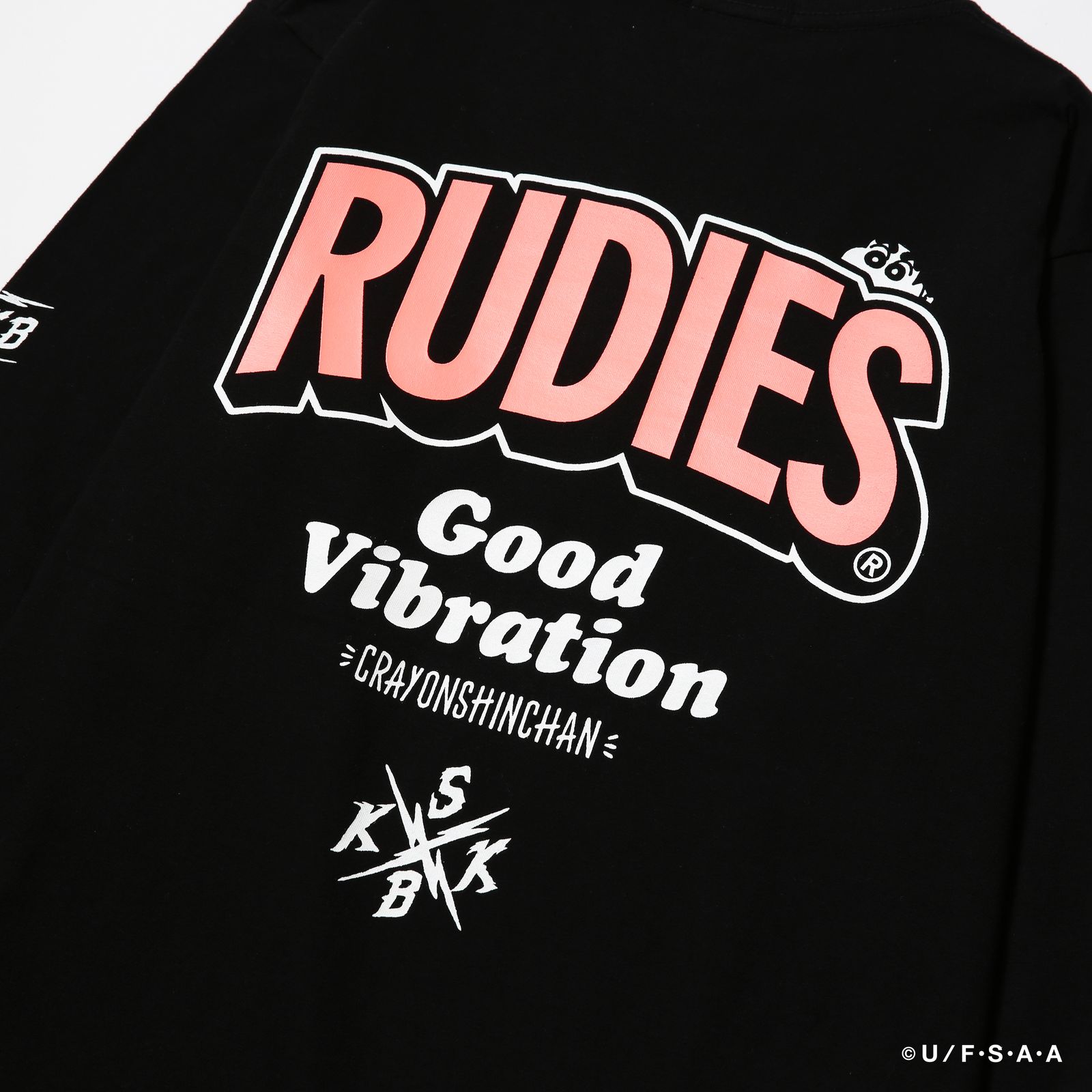 RUDIE'S×CRAYON SHINCHAN LOOK OUT LS TEE