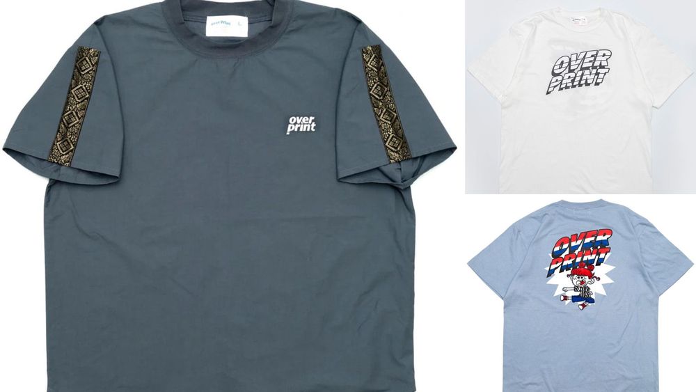 《over print》新作入荷！