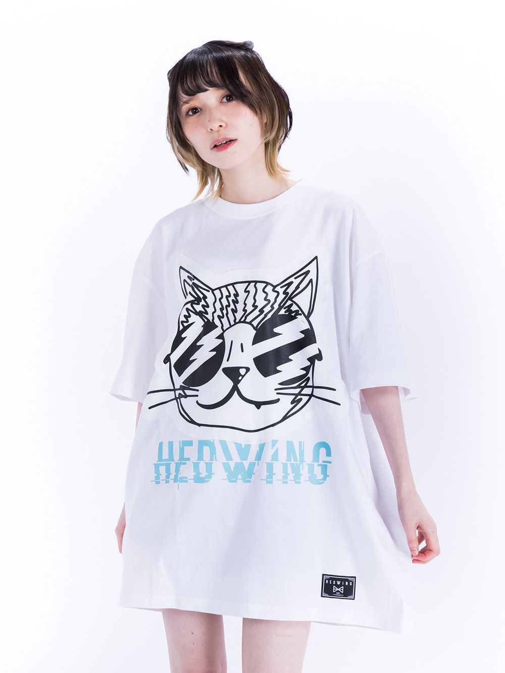 Vacation Cat Big Silhouette T-Shirt