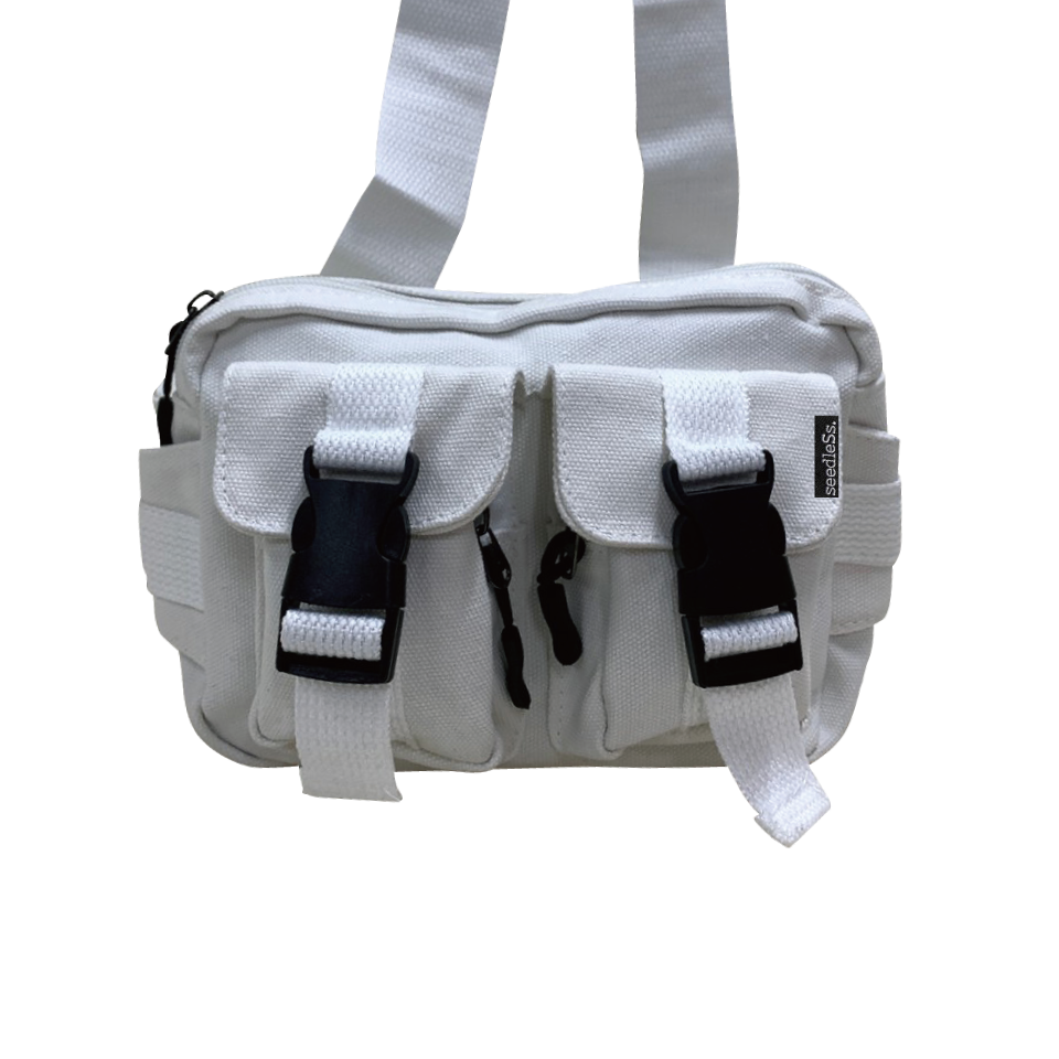 sd blk/wht body bag