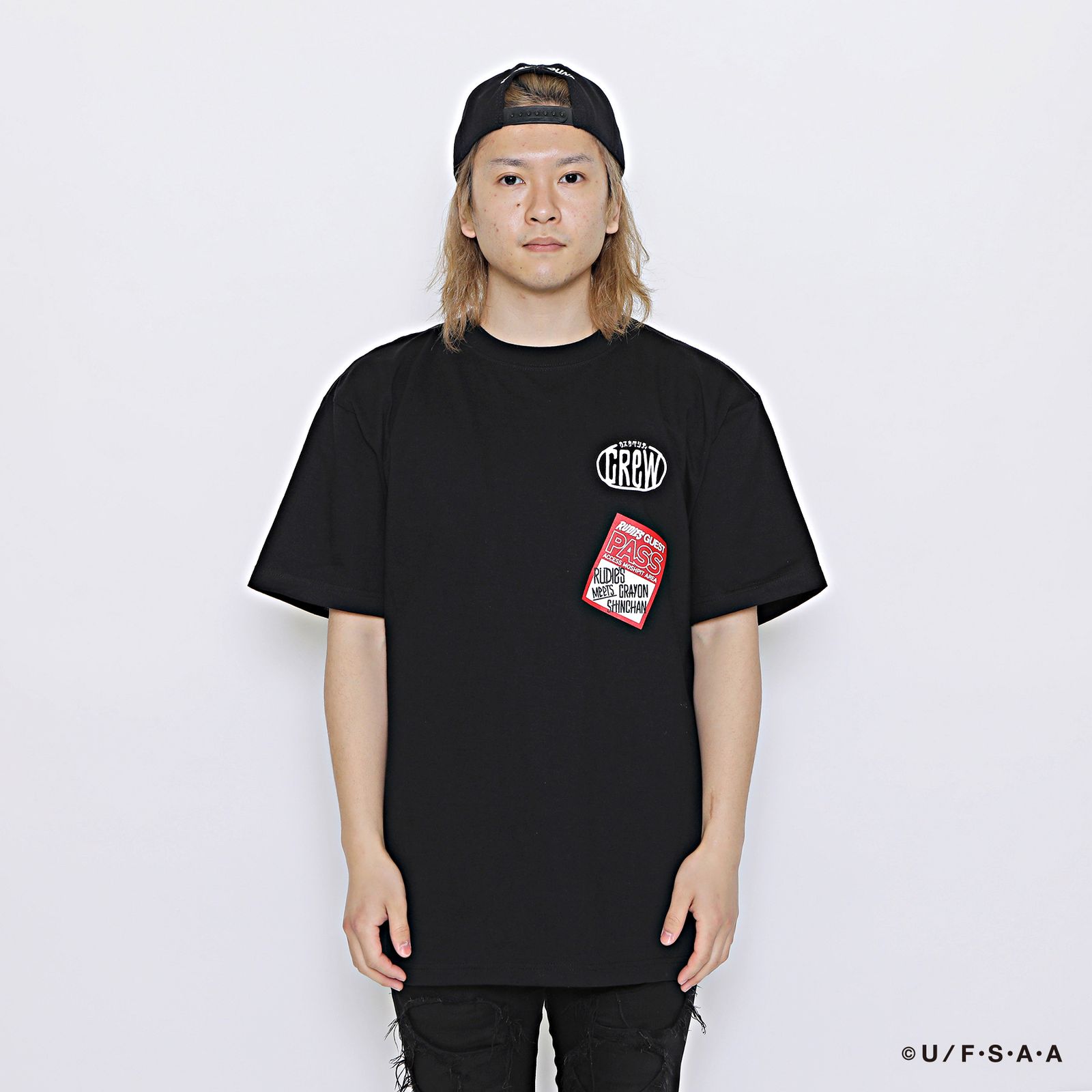 RUDIE'S x CRAYON SHINCHAN MICROPHONE-T