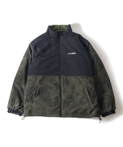REVERSIBLE NYLON×FLEECE JKT