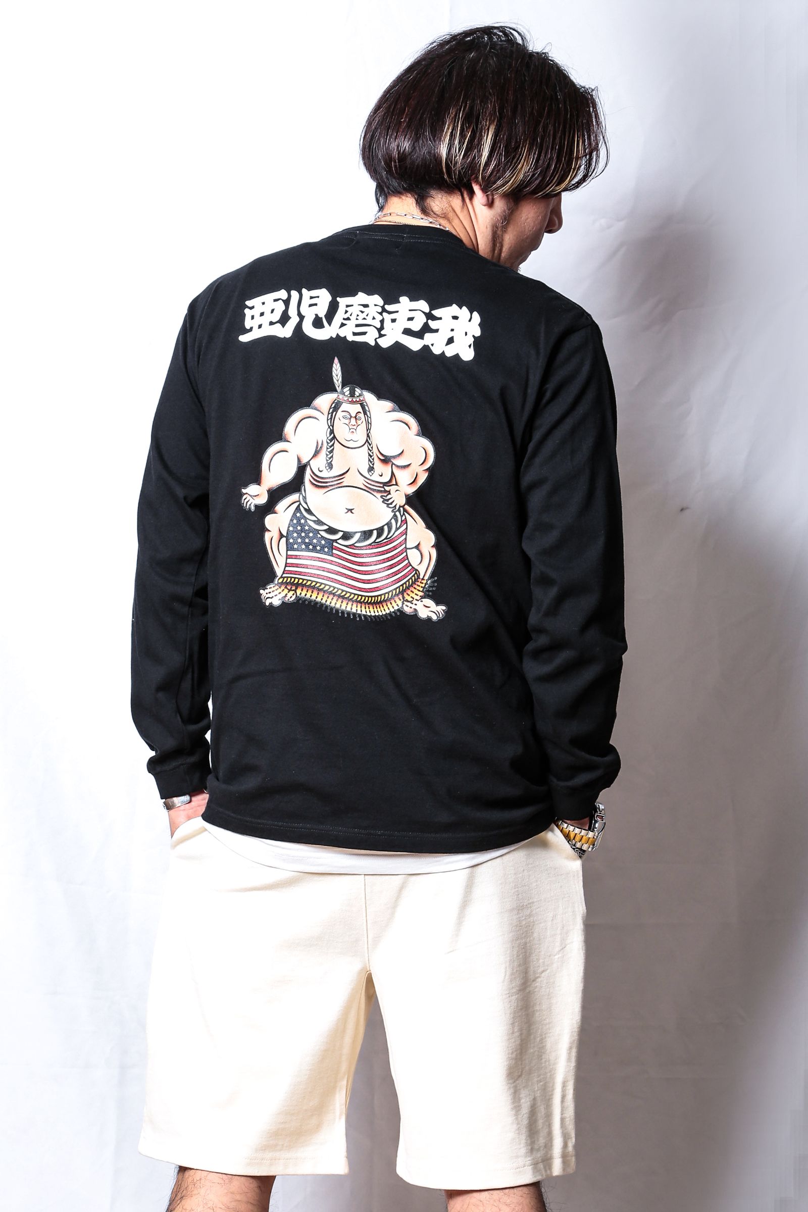 L/S TEE - SUMO WRESTLER