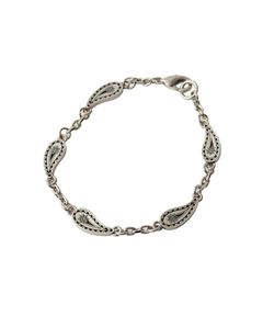 Paisley chain bracelet