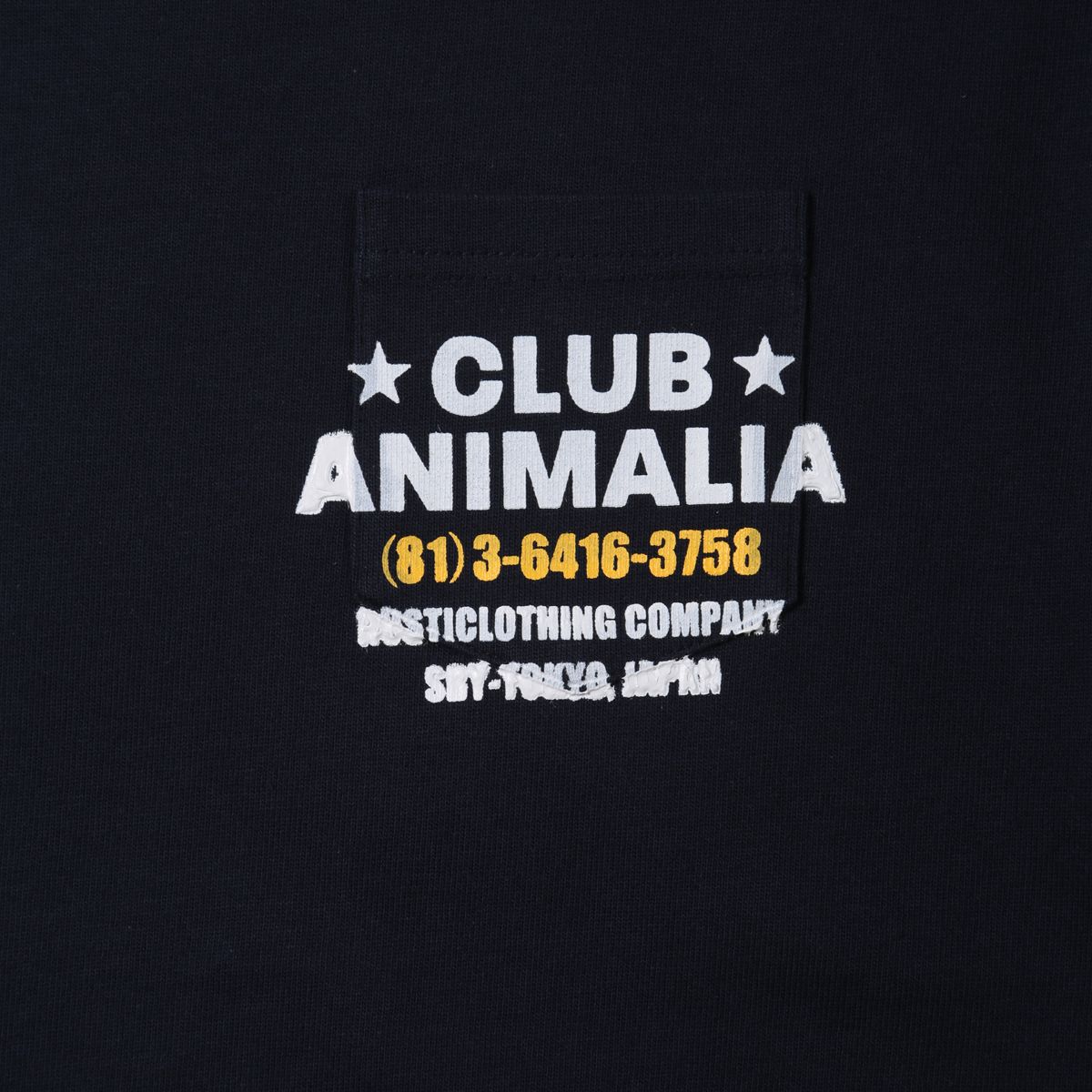 10.2oz Heavy Pocket S/S T-Shirts - CLUB ANIMALIA -