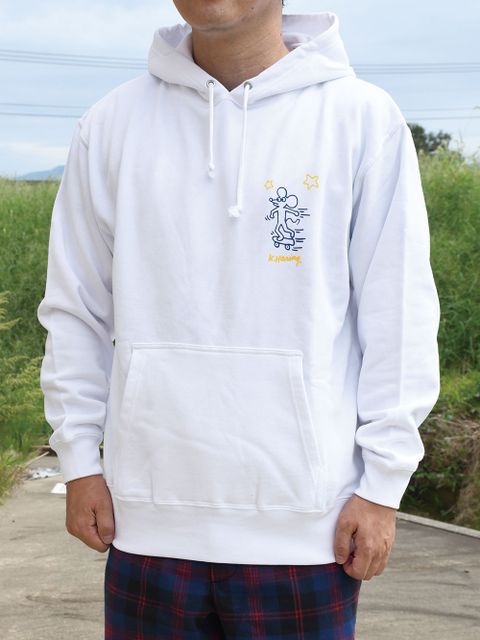 THRASHER×Keith Haring Hoodie