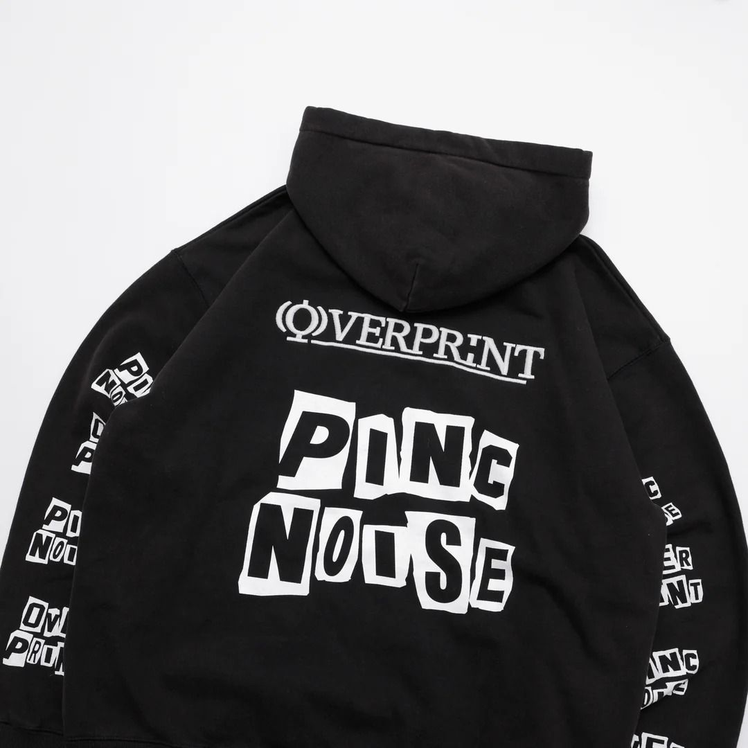 OVERPRINT Zip Hoodie_PINC NOISE