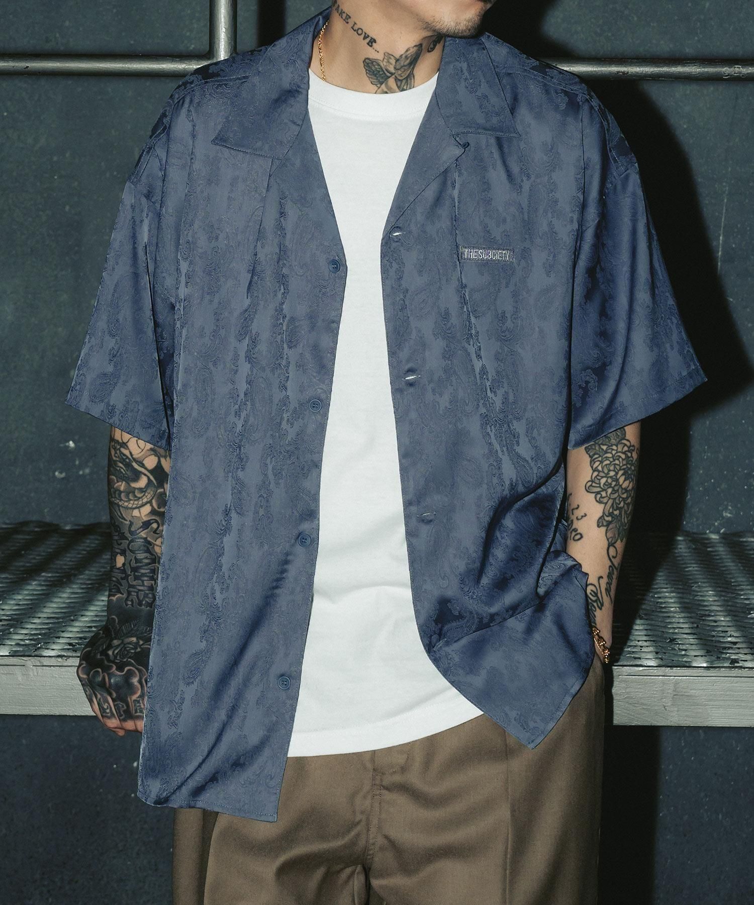 Jacquard paisley shirt