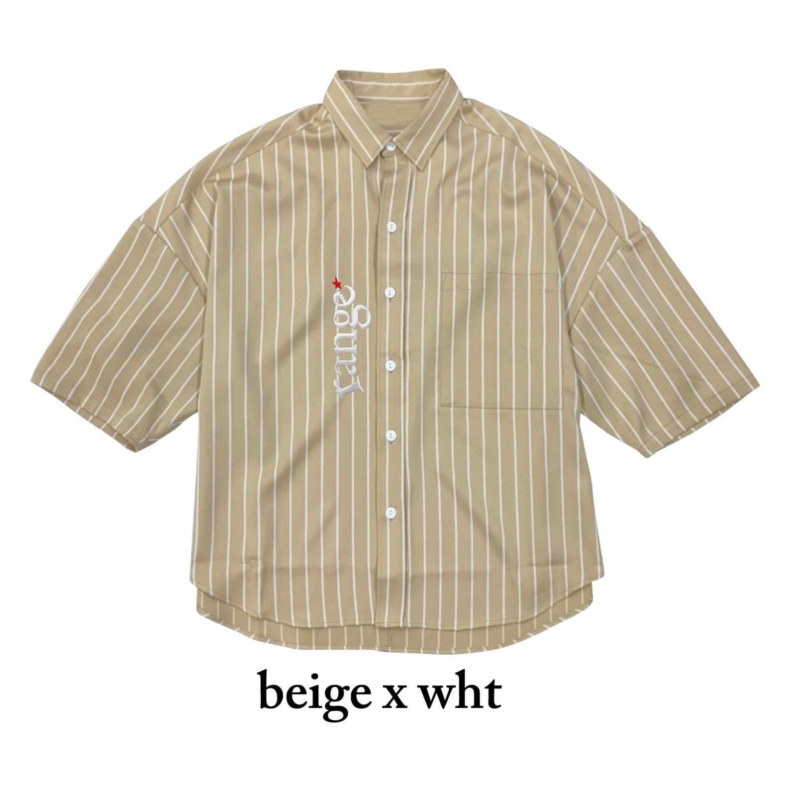 rg stripe over size shirts