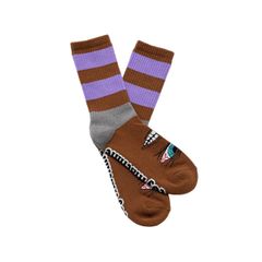 ANGRY EYE STRIPE-SOCKS