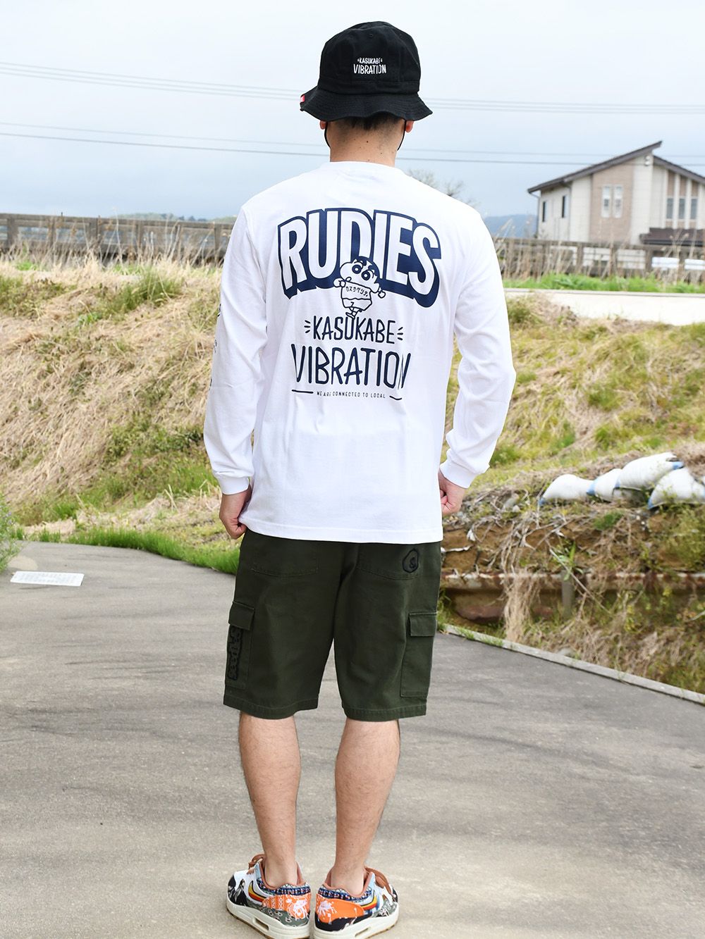 RUDIE'SxCRAYON SHINCHAN KASUKABE VIBRATION LSTEE