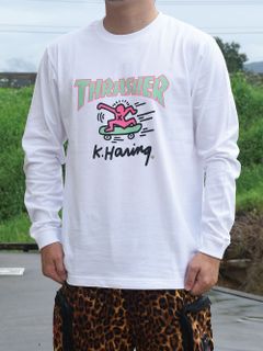 THRASHER×Keith Haring L/S-T