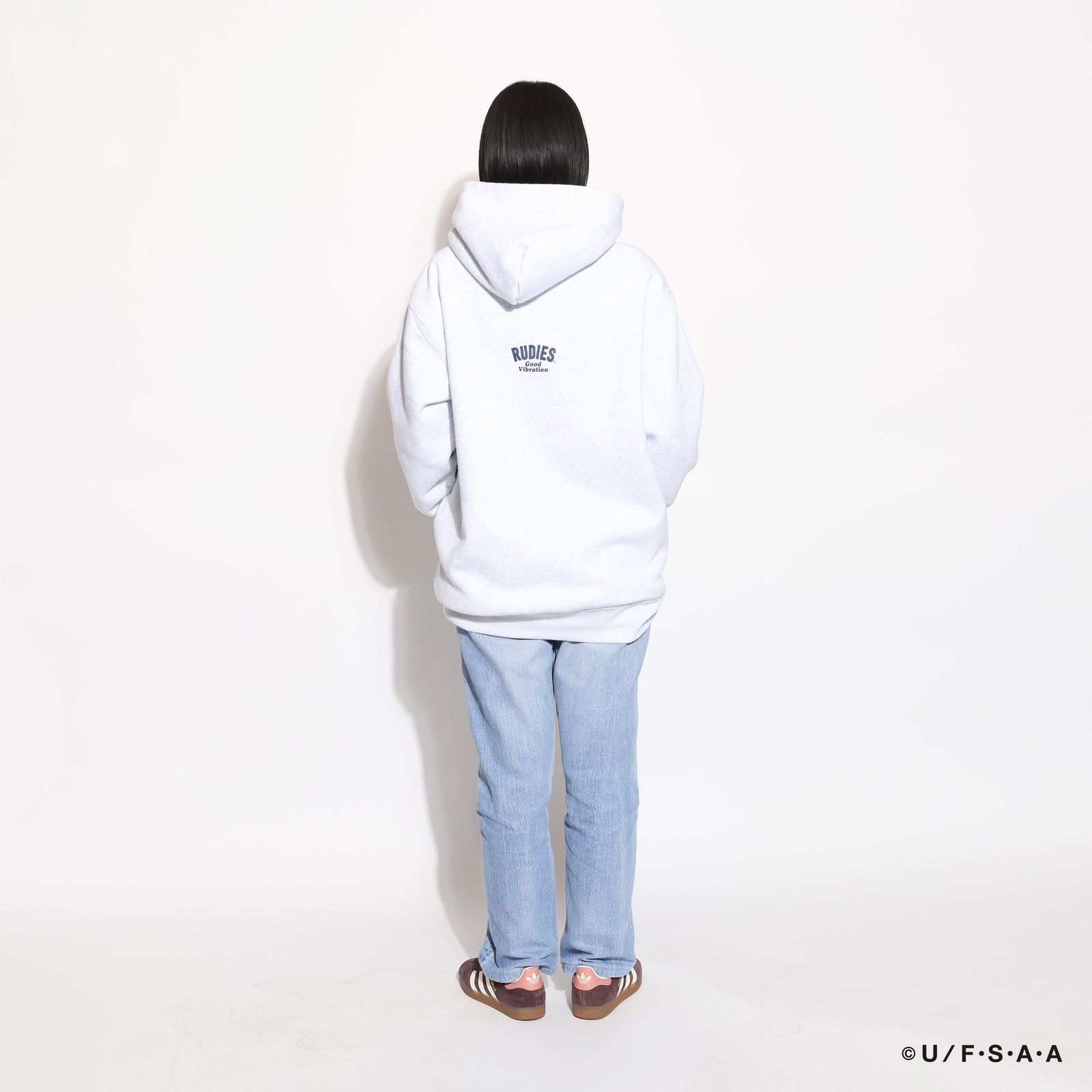 RUDIE'SxCRAYON SHINCHAN CIRCLEMOSH HOOD SWEAT