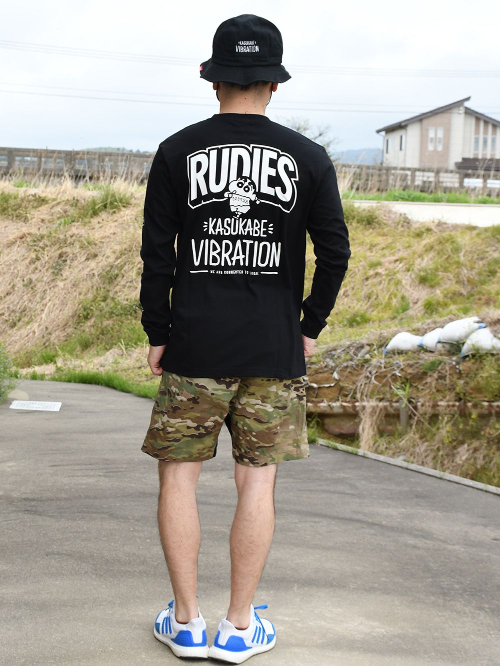 RUDIE'SxCRAYON SHINCHAN KASUKABE VIBRATION LSTEE