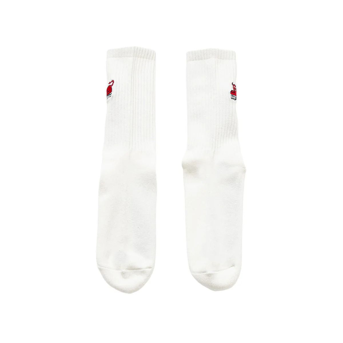 DEVIL CAT EMBROIDERED-SOCKS