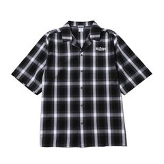 HOOK OPEN COLLAR CHECK-SHIRTS