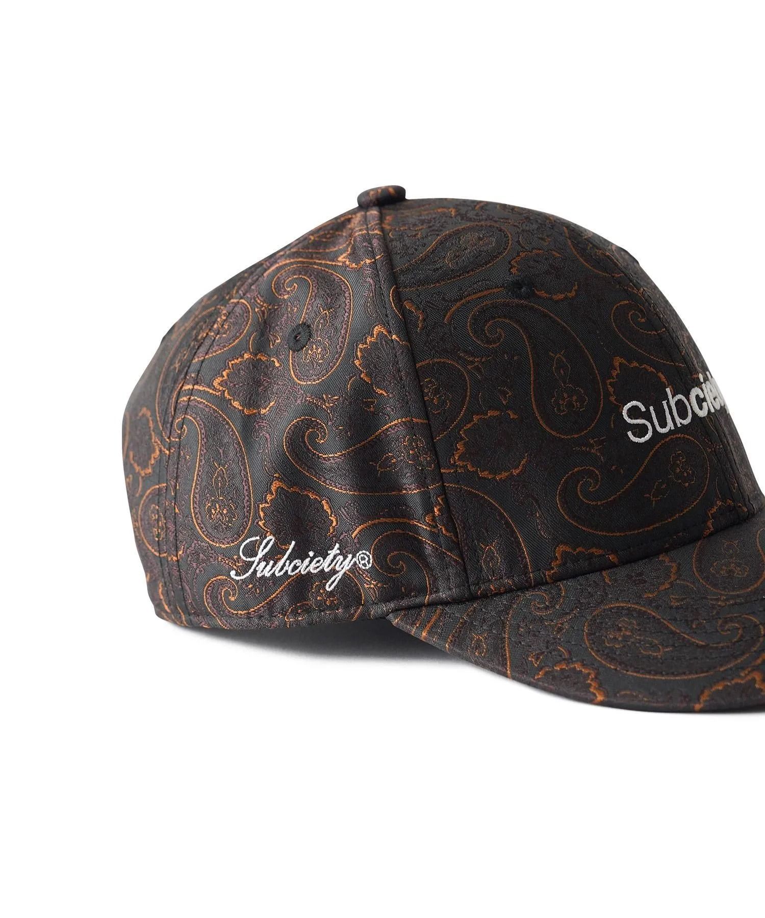 Paisley jacquard cap