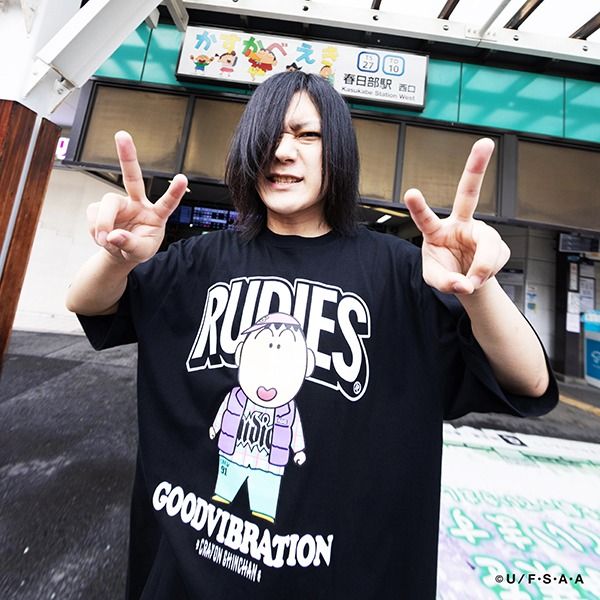 RUDIE'SxCRAYON SHINCHAN BOUCHAN TEE