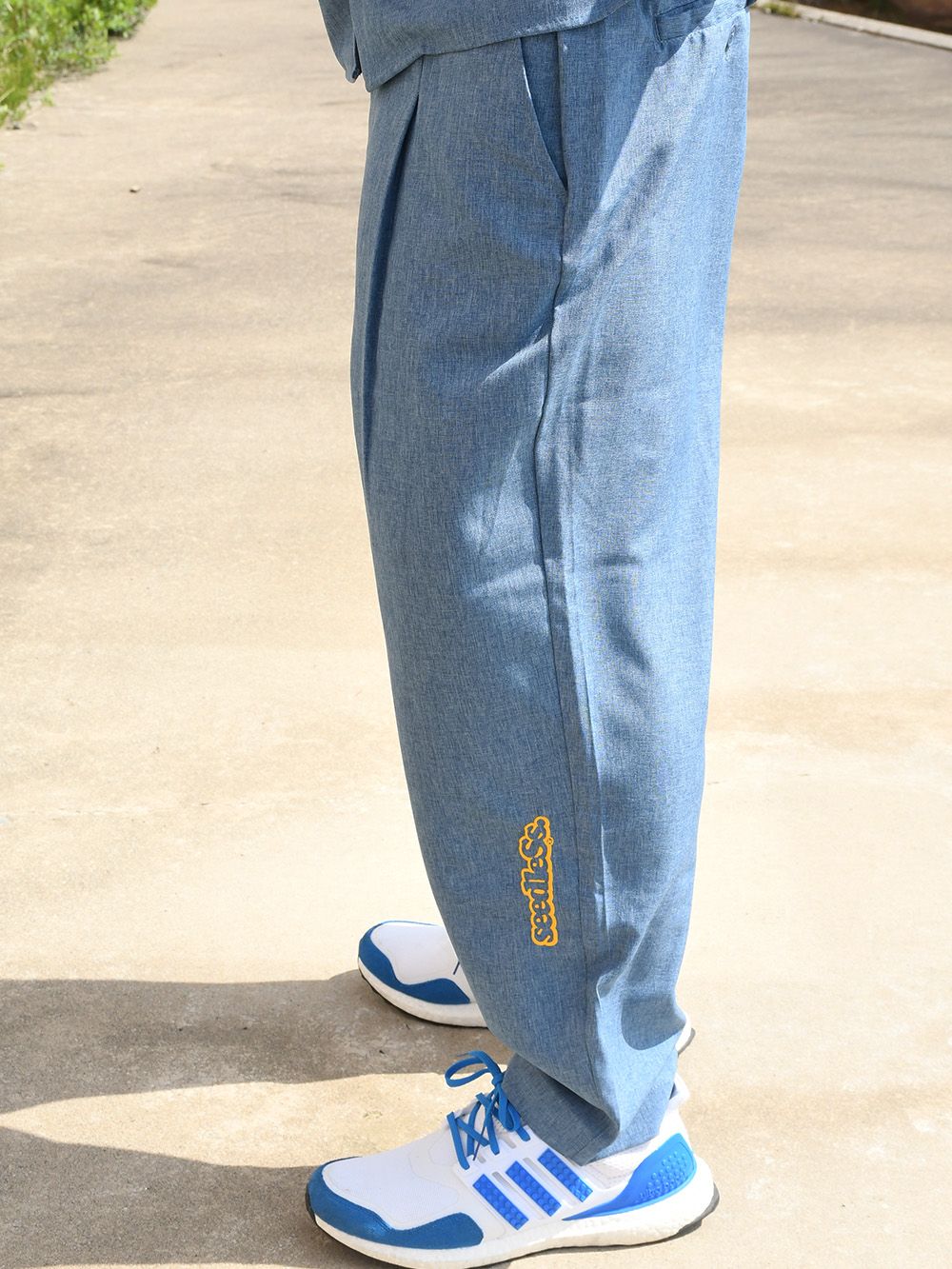 sd retro style wide taperd pants