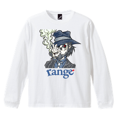 Man with a red star LS tee