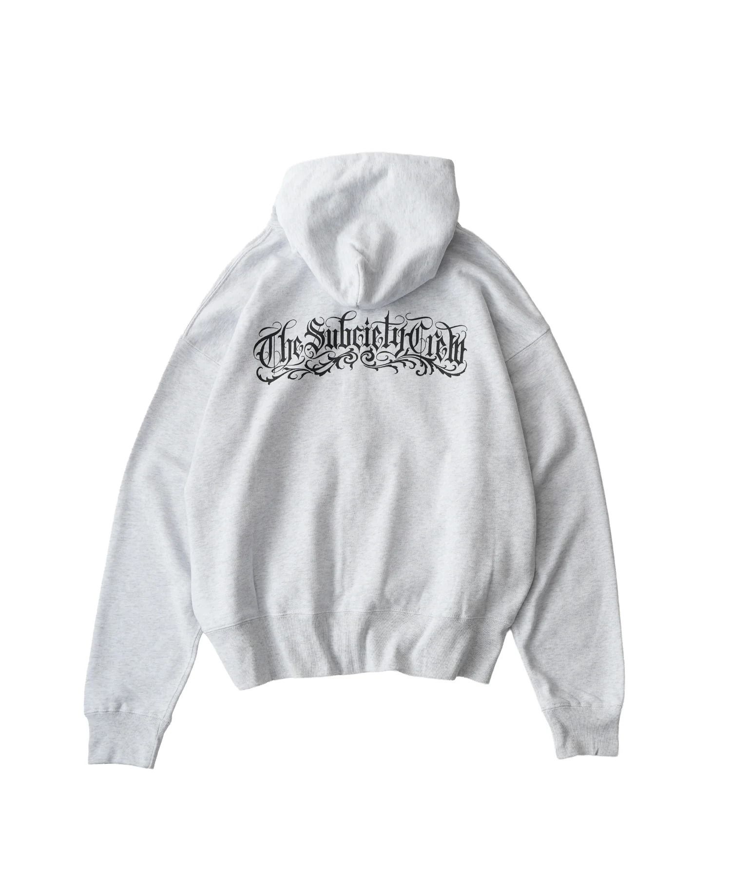Boxy double zip up hoodie