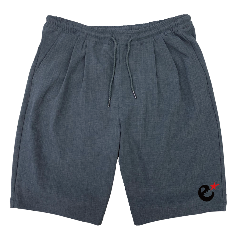 rg poly chambray easy shorts