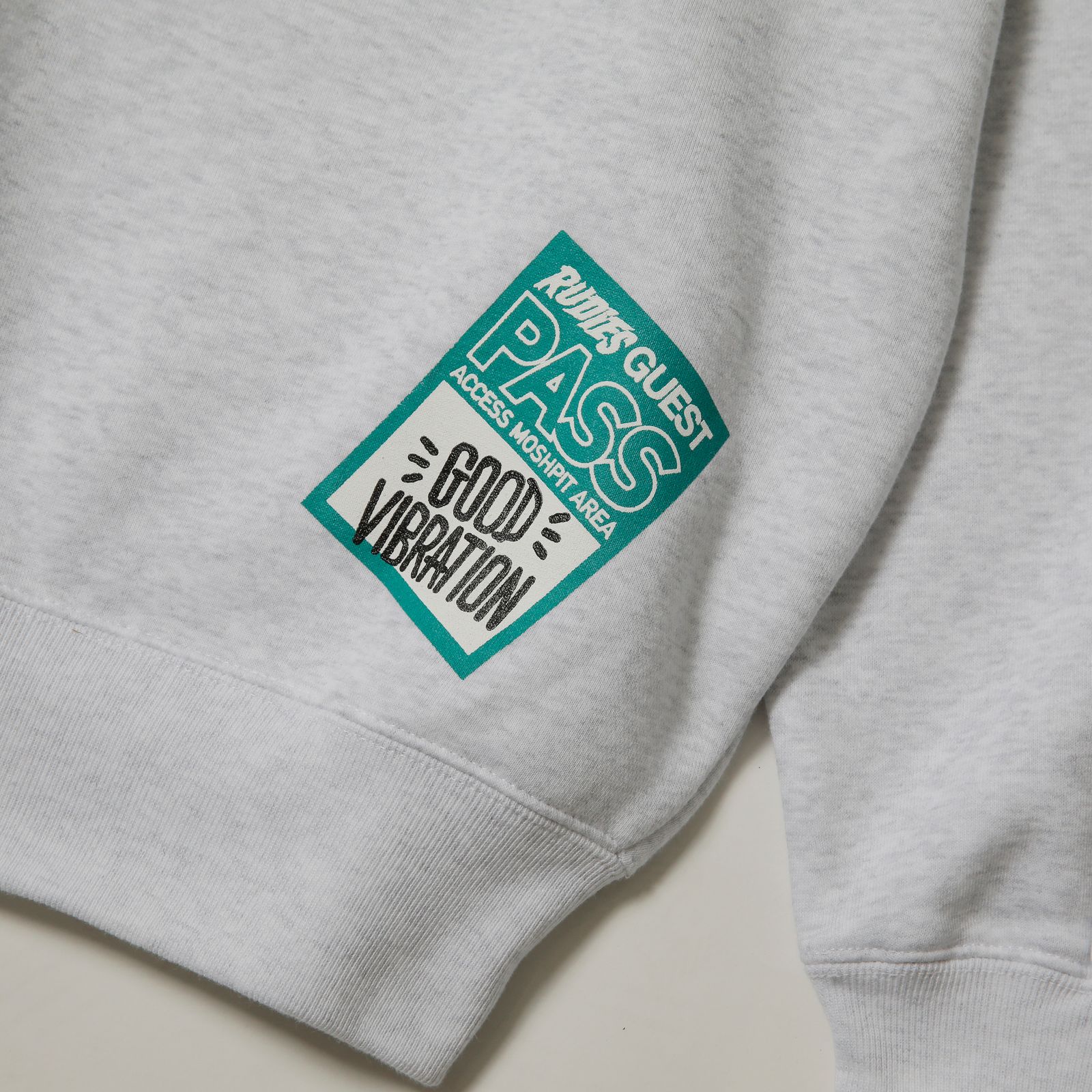 MICROPHONE SLICK HOOD-SWEAT