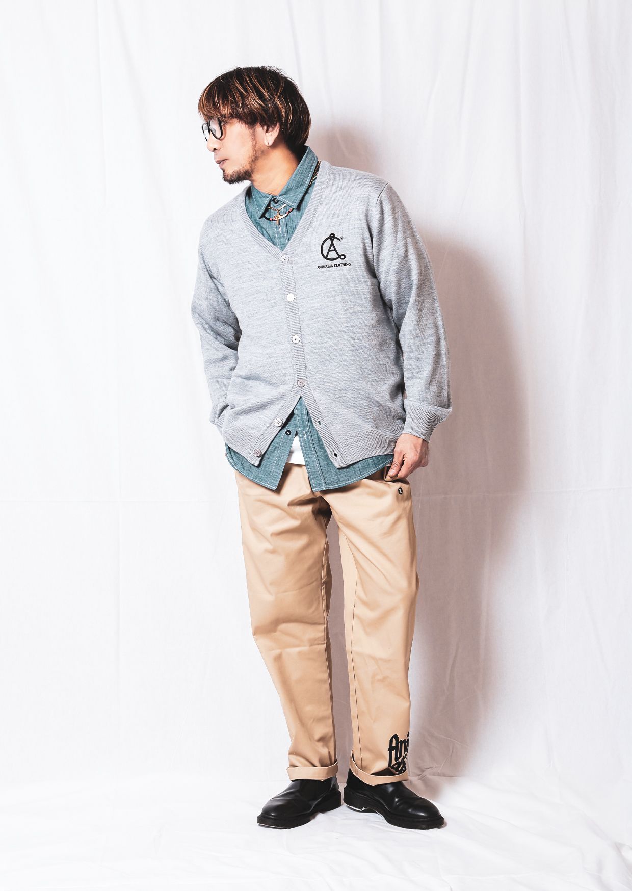 KNIT CARDIGAN - A.C. Brand