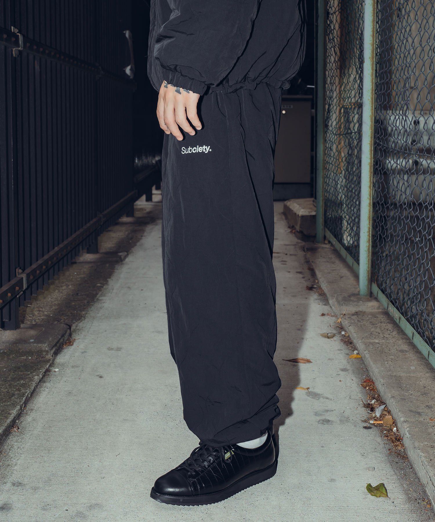 REVERSIBLE NYLON×FLEECE PANTS