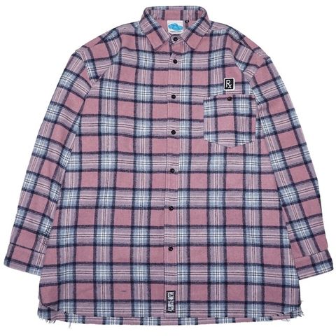 STONE [ FRAYED HEM LOOSE SHIRTS ]