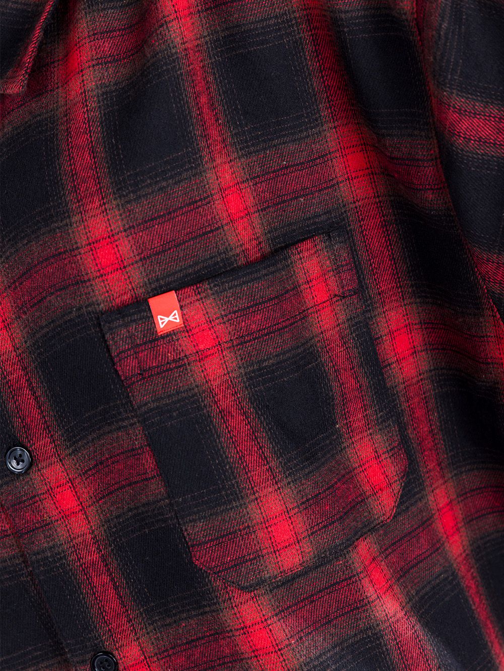 Split Zip Flannel Shirt