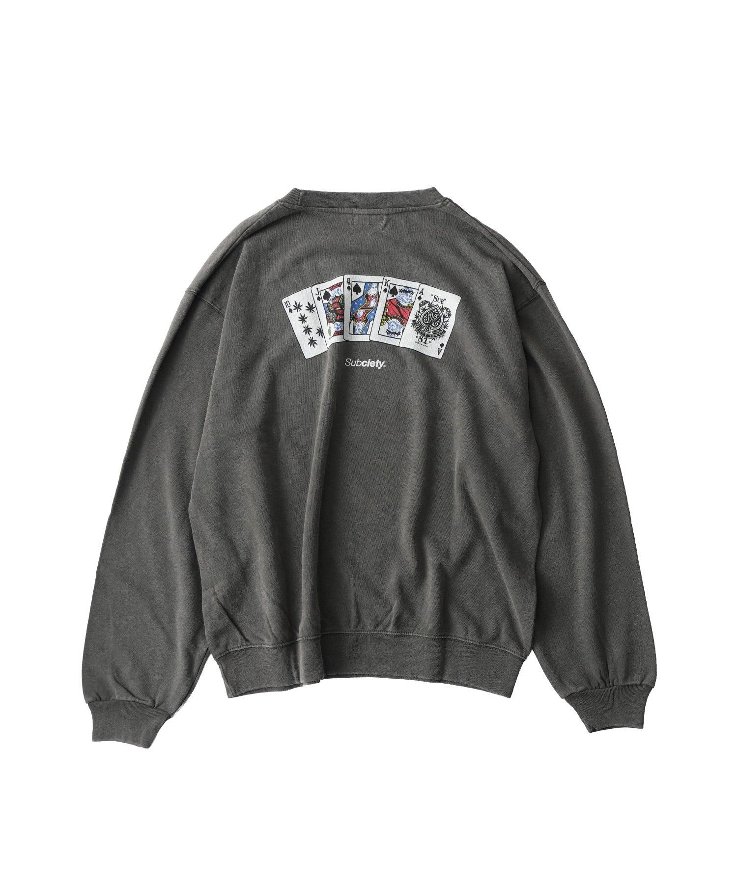 Fade wash sweat shirt