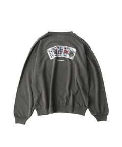 Fade wash sweat shirt
