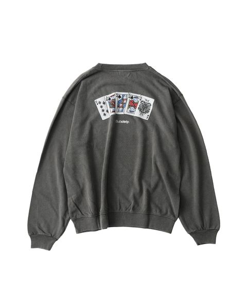 Fade wash sweat shirt