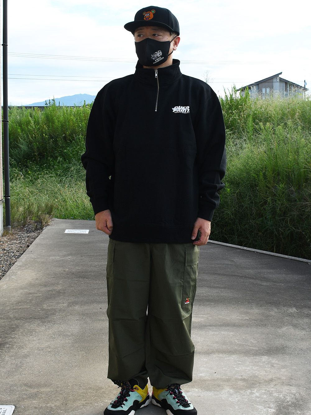 BAG GIRL Half Zip pullover