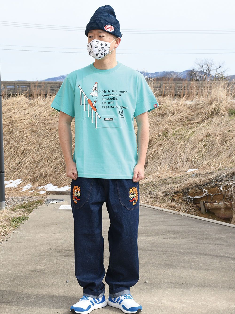 唐傘スケーターTEE