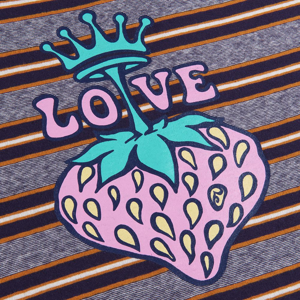 STRAWBERRY BORDER LONG-SLEEVE