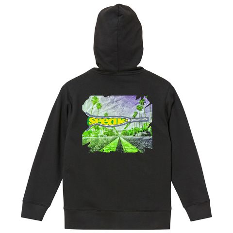sd california zipper zip hoody