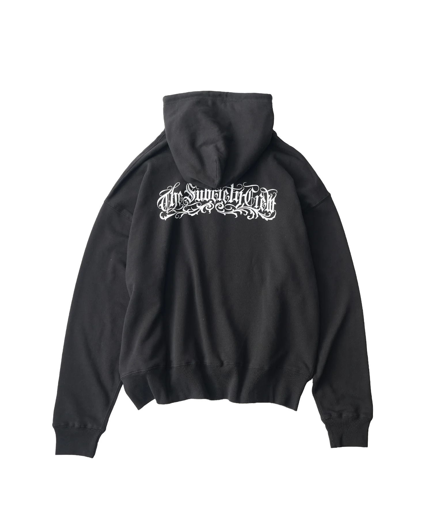 Boxy double zip up hoodie