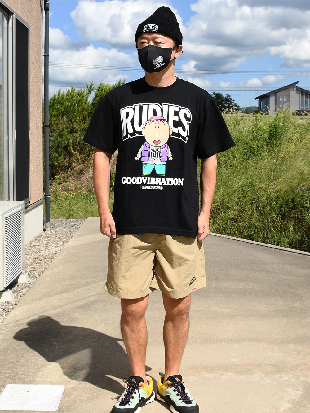 RUDIE'SxCRAYON SHINCHAN BOUCHAN TEE