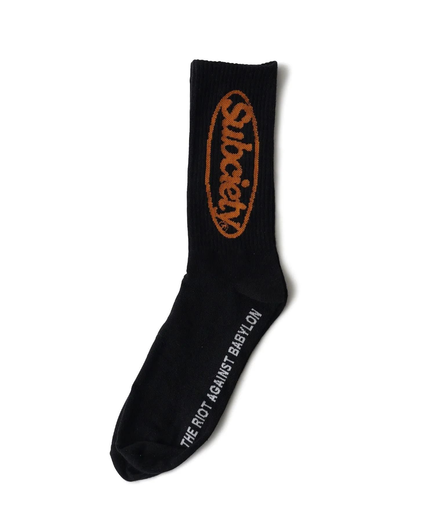 Oval logo socks