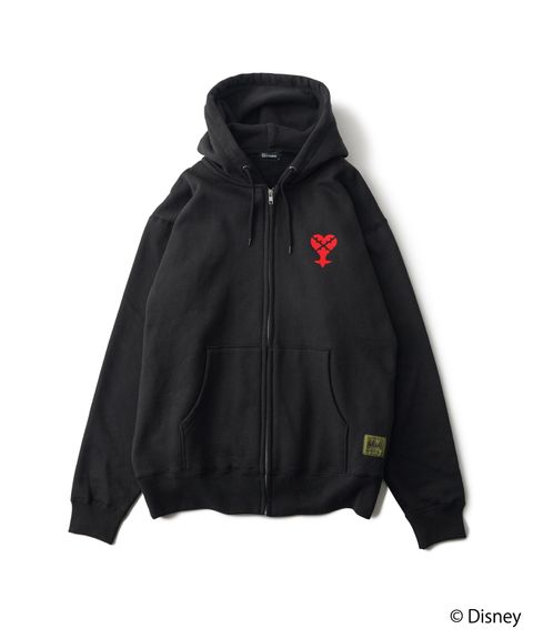 KINGDOM HEARTS / HEARTLESS / zip hoodie