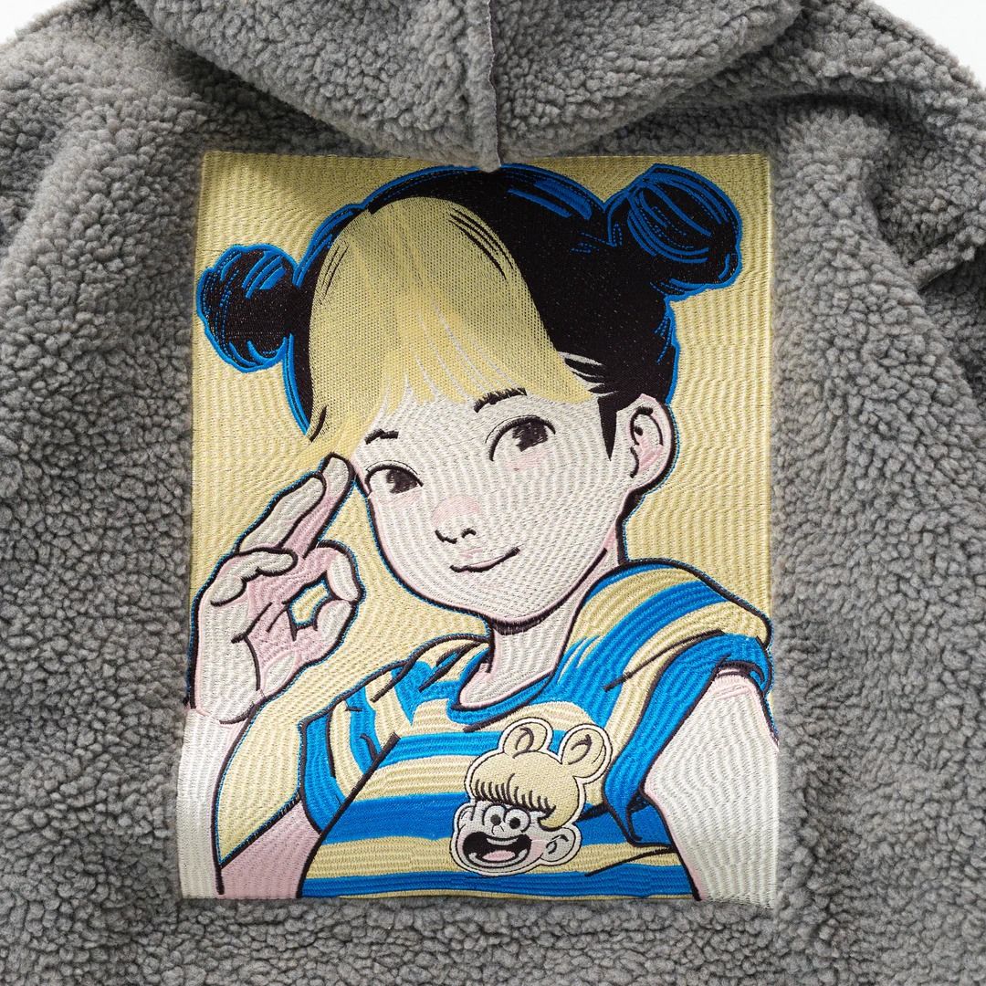 POP ART Bonding Boa Hoodie Ver:23