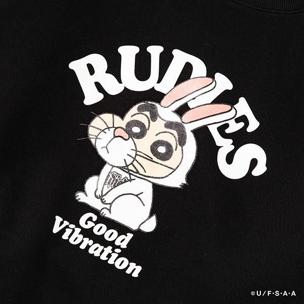 RUDIE'SxCRAYON SHINCHAN RABBIT CREW SWEAT