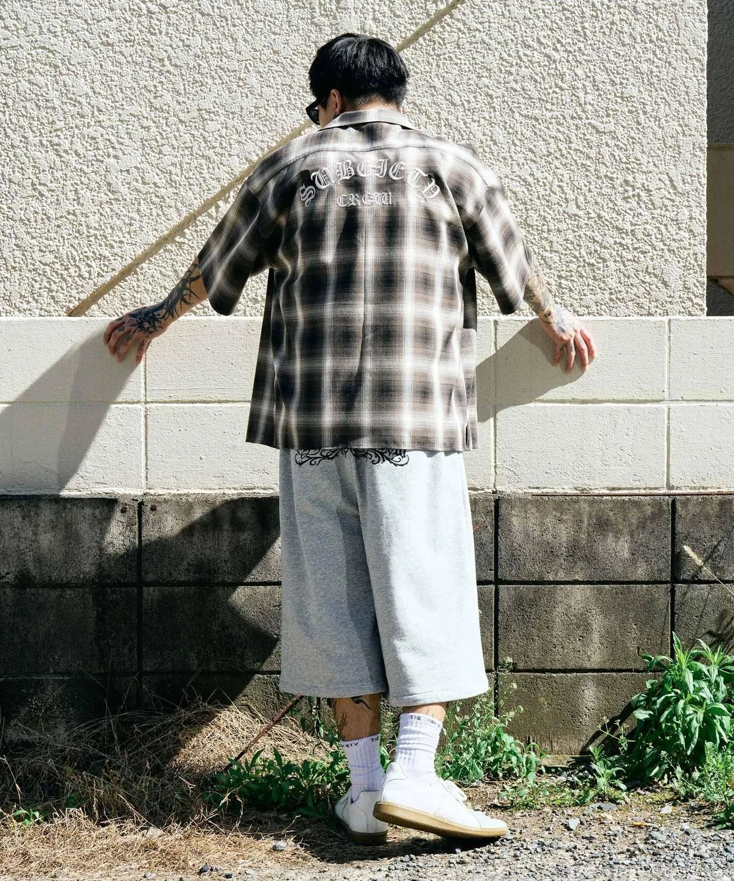 Ombre check shirt
